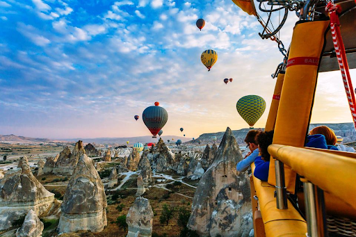 Luftballongturer i Kappadokia
